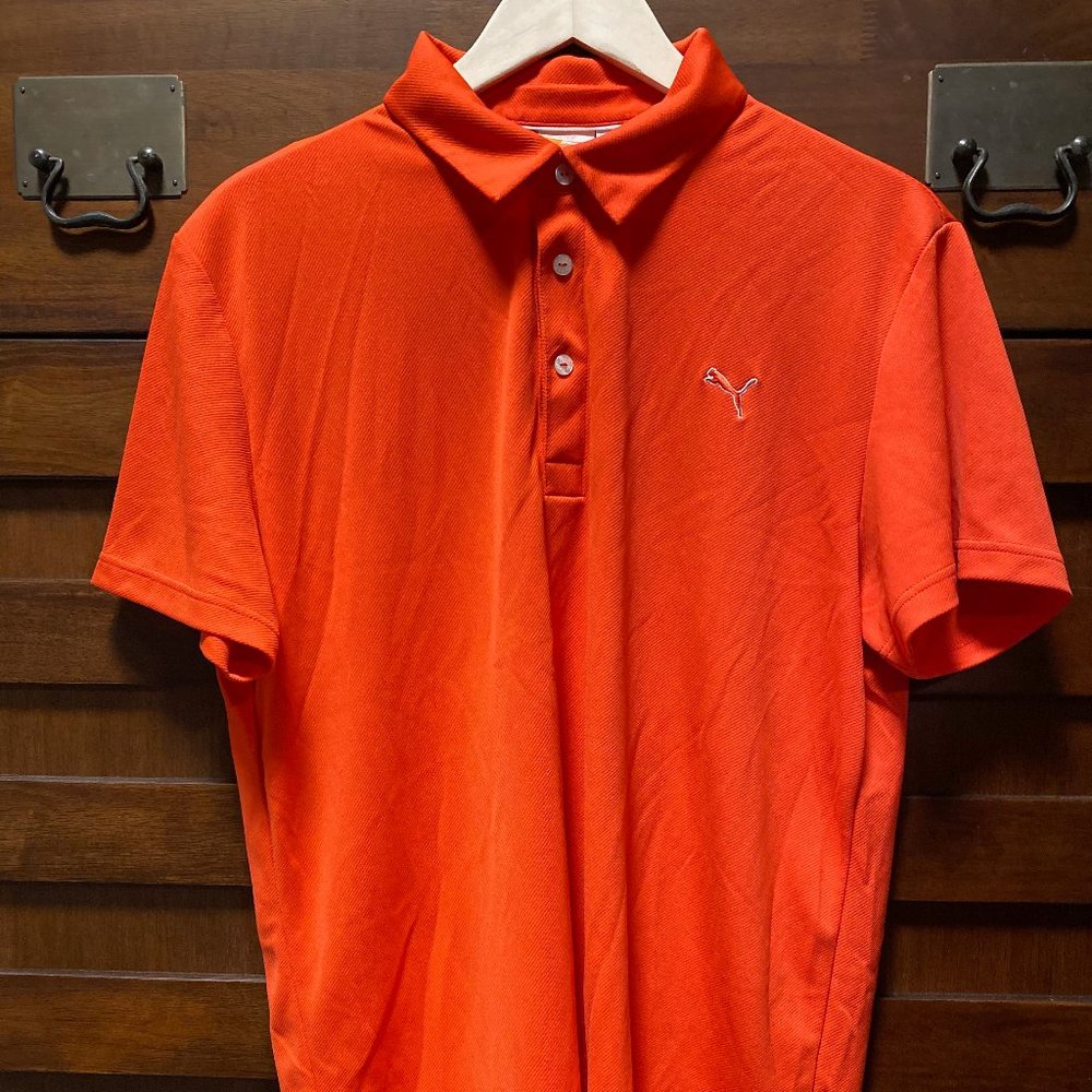 Puma Golf Mens Flame Polo